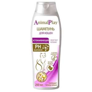 Шампунь Энимал плей/Animal Play для кошек Успокаивающий с экстрактом мелиссы 250мл*12