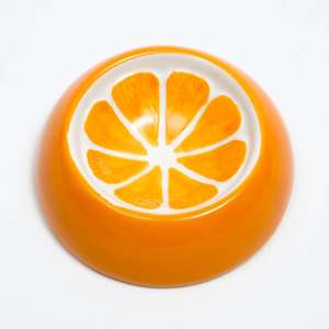 Миска для грызунов керамическая Апельсинка 30мл 7,7*2,3см Пижон