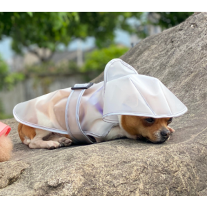 Дождевик р2XL Beauty прозрачный белый спинка 46см Уют