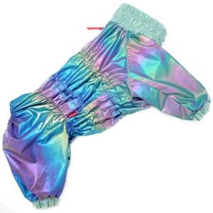 Дождевик для собак рА3, спинка 40см металлик для мальчиков Formydogs