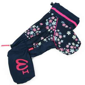 Дождевик для собак р20, спинка 39см Васильки синий Formydogs