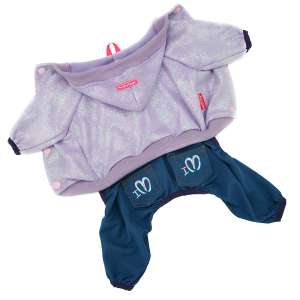 Костюм велюровый для собак р18, спинка 36см фиолетовый Formydogs для собак