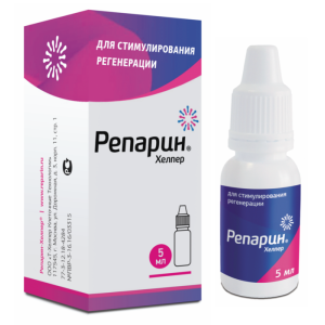 Репарин-Хелпер капли для лечения ран, ожогов, воспалений 5мл