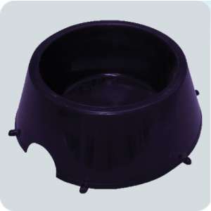 Миска пластиковая на ножках 0,65л Зооник