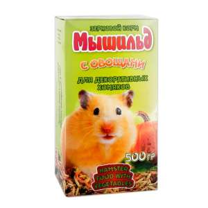 Мышильд корм для хомяков С овощами 500гр*14