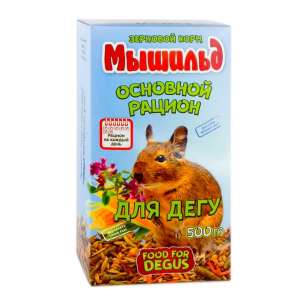 Мышильд корм для дегу Основной рацион 500гр