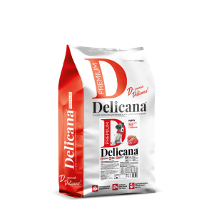 Деликана/Delicana корм для щенков мелких пород Говядина 8кг для собак