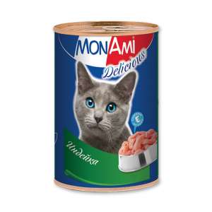 Монами конс корм для кошек Индейка 350г*20