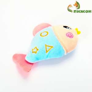 Игрушка для кошек Рыба с кошачьей мятой 8,7см 