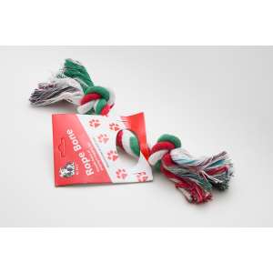 Игрушка для собак канатная 2 узла 20см