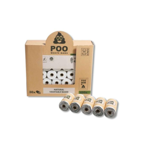 Пакеты ЭКО гигиенич.для выгула собак без запаха 15пак (бокс 30рул) белый M-Pets