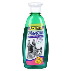 Шампунь Биофлор для собак и кошек дезинфецирующий  245мл*15