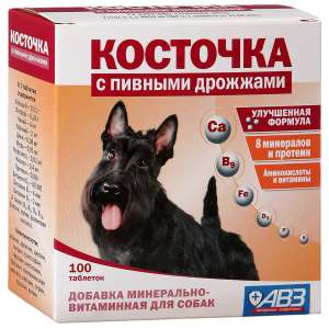 Косточка вит. с пивными дрожжами 100 таб.