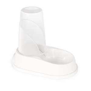 Автокормушка автопоилка ALTA для кошек и собак 1,5л белый Альтернатива