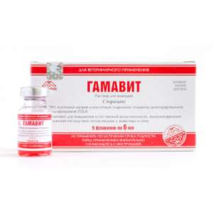 Гамавит 6 мл *1 (повыш.естеств.резистентности, иммунокоррек.,сниж.последствий интоксик.)