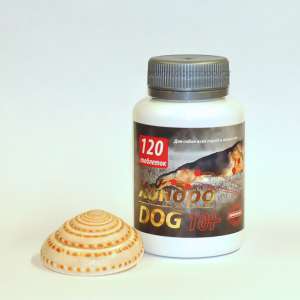 Хондро Дог для собак средних пород 10+ 120 таб. /0,5гр на 10кг/