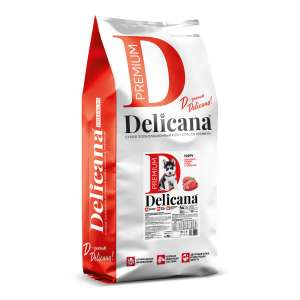 Деликана/Delicana корм для щенков средних пород Говядина 12кг для собак