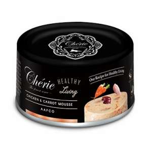 Петтрик/Pettric Cherie Healthy Living  для кошек мусс из курицы с морковью 80гр*24