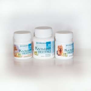 Кальций Пептид для собак 5+ 40г /0,5гр на 5кг/