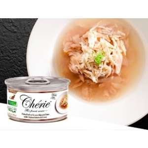 Петтрик/Pettric Cherie корм для кошек смесь из желтого и полосат.тунца в подливе 80гр