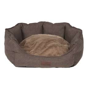 Лежанка Бруно рL 90*70*30см LM00104-2-3 темно-коричневая LION