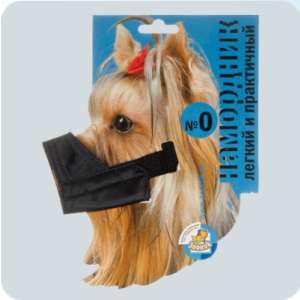 Намордник матерч. нейлон №0 йорк, карл. пудель Зооник