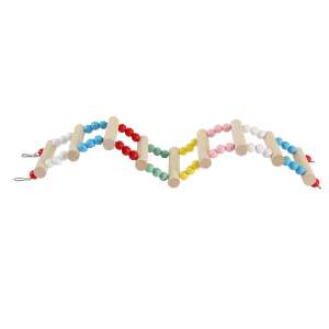 Игрушка для птиц Лестница-мостик 9 ступеней 8*40см дерево PetStandArt