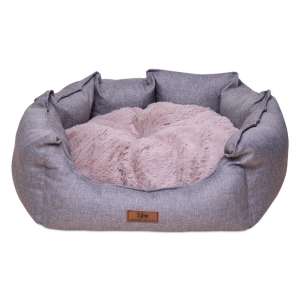 Лежанка Бруно рL 90*70*30см LM00104-3 серый LION