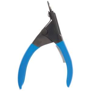 Когтерез-гильотина большое отверстие черный с синим DeLight