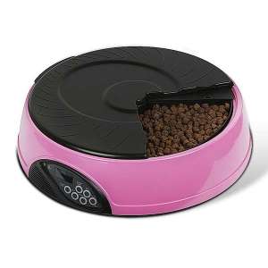 Автокормушка на 4 кормления V- одного кормл. до 300гр (розовый) Feed-Ex