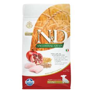 Фармина/Farmina N&D Анцестрал корм для щенков мелких пород Курица с гранатом 800гр для собак