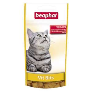 Беафар для кошек подушечки с мультивитаминной пастой Vit bits 35 гр (желтый)*18 для кошек