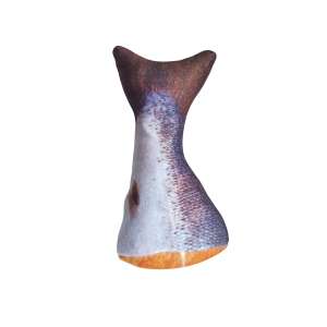 Игрушка для кошек Рыбий хвост с валерьяной и погремушкой 14см Антицарапки