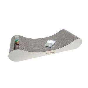 Когтеточка картон Дуга с мячом 58*22*10см Kosharikoff 