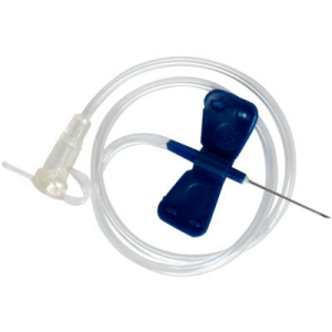 Бабочка Система для вливаний 23G *100 синий