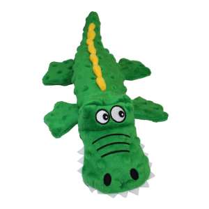 Игрушка для собак Крокодил с пищалкой 37*19*8см Уют