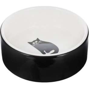 Миска керамическая Толстый кот 12,5*4,5см Уют