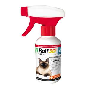 Рольф Клуб 3D спрей от блох для кошек 200мл*15