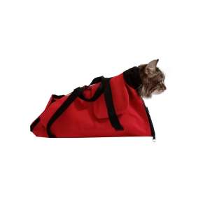 Сумка процедурная для фиксации кошек 4-6кг L 41*17*15см OSSO