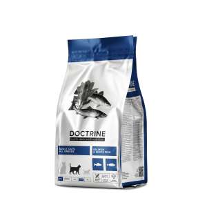 Доктрин/Doctrine Беззерновой корм для кошек Лосось и белая рыба 800гр*8