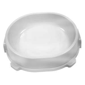 Миска пластиковая на резинке серый 0,22л Фаворит