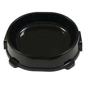 Миска пластиковая на резинке черный 0,22л Фаворит