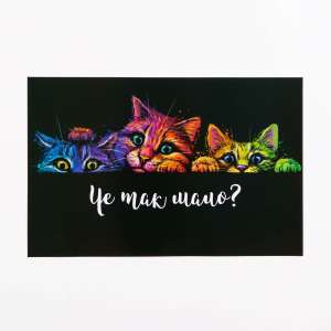 Коврик под миску Чё так мало? 43см*28см Пижон