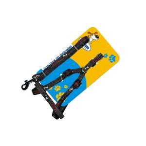 Комплект для собак Джинс Bone шлейка 30-40см + поводок 1*120см цвет в асс-те Уют 