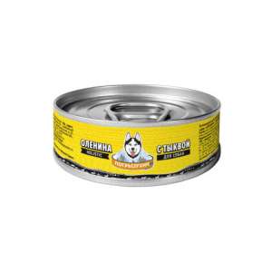 Погрызухин конс корм для собак Оленина с тыквой 100г*24