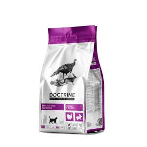 Доктрин/Doctrine Беззерновой корм для кошек чувствительное пищеварение Индейка/Кролик 800гр*8