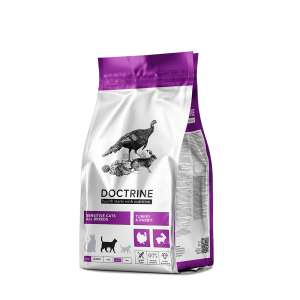 Доктрин/Doctrine Беззерновой корм для кошек чувствительное пищеварение Индейка/Кролик 3кг*4