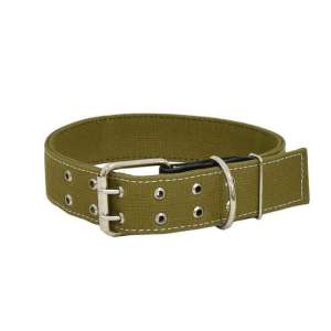 Ошейник Брезент 45мм/79см 2 слоя две вилки ZooMoDa