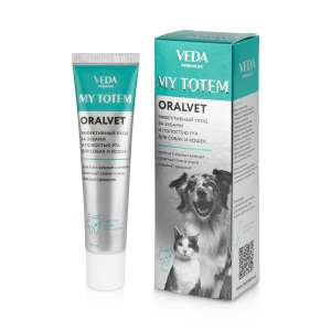 Гель для полости рта для кошек и собак 40мл My Totem Oralvet*20 для кошек