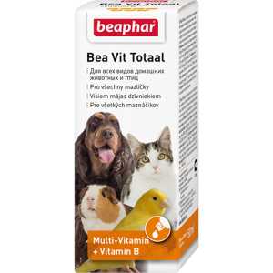 Беафар витамины для животных, грызунов и птиц во время линьки Bea Vit Total  50 мл для птиц
